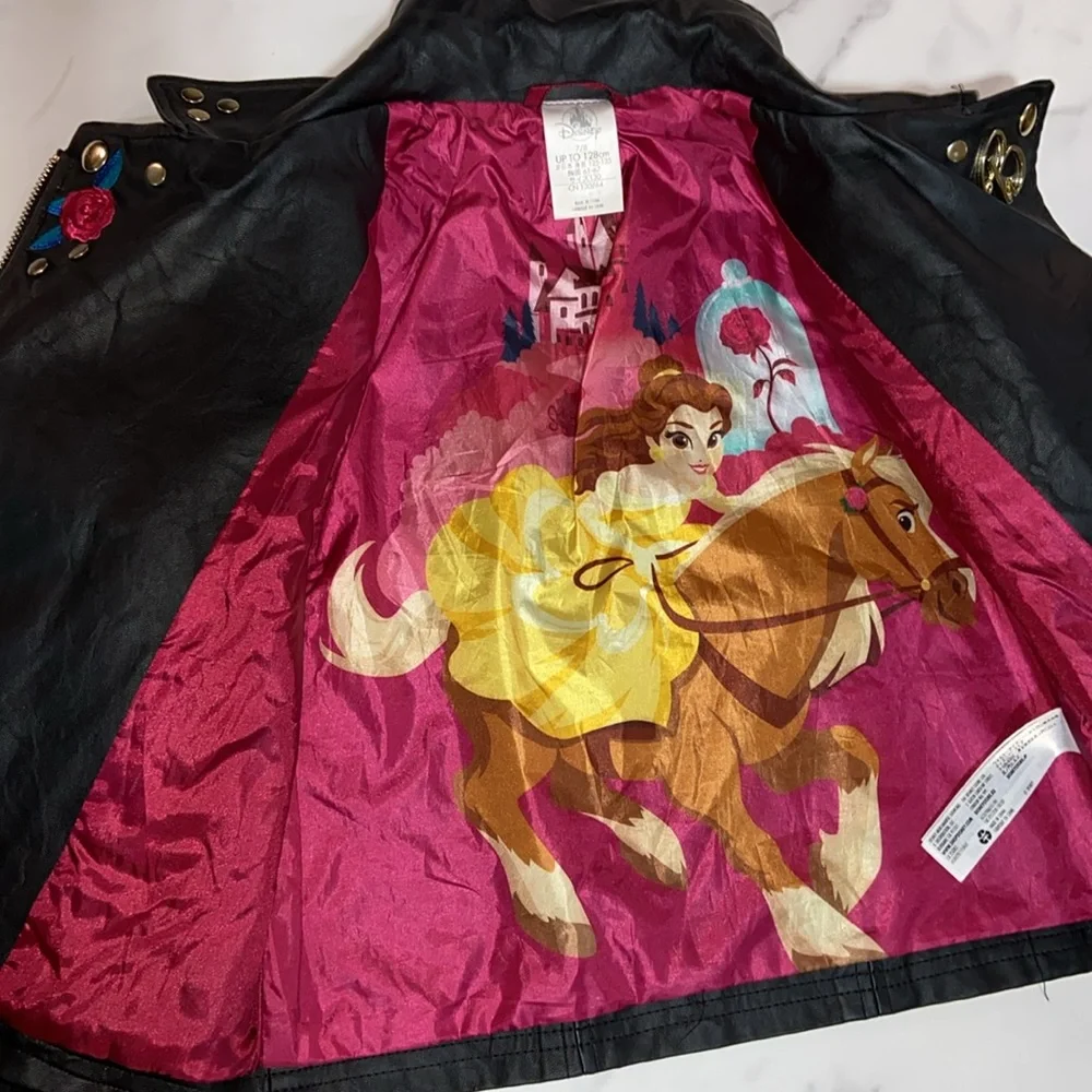 Disney - Beauty and the Beast Faux Leather Jacket